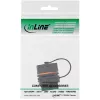 InLine acoplador de latiguillo Cat.6A, impermeable IP68, para aplicaciones industriales