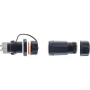 InLine set de acopladores Cat.6A, impermeable IP68, 2x RJ45 H/H, 1:1