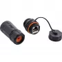 InLine acoplador Cat.6A, impermeable IP68, 2x RJ45 H/H, 1:1