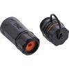 InLine acoplador Cat.6A, impermeable IP68, 2x RJ45 H/H, 1:1