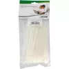 Bridas con etiqueta InLine 200 mm x 4,8 mm, nailon, 100 uds., natural