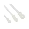 Bridas InLine con cabeza montable 200 mm × 4,8 mm, nailon, resistencia a la tracción 215,7 N, 100 uds.