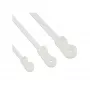 InLine 59975C bridas para cables con orificio de montaje 200 mm x 4,8 mm, nailon (poliamida 6.6), fuerza de tracción 22 kg (215,7 N), natural, 100 uds.