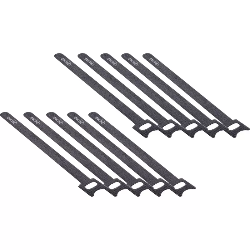 InLine bridas de velcro para cables 180x12mm 10 uds. negro