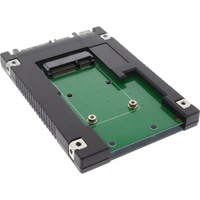 InLine adaptador de unidad 2,5 pulgadas SATA a SSD mSATA 76620B negro