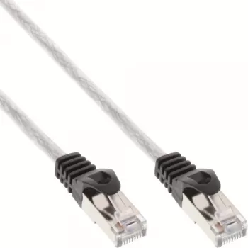 Cable de red InLine SF/UTP Cat.5e transparente 7,5 m