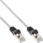 Cable de red InLine SF/UTP Cat.5e transparente 7,5 m