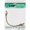 Cable de red InLine S/FTP PiMF Cat.6 250MHz PVC cobre marrón 0,3 m
