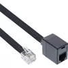 Cable modular InLine RJ12 6P6C macho/hembra 2 m