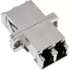 Adaptador de fibra óptica InLine metal dúplex LC/LC SM casquillo cerámico con brida