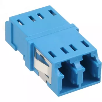 Adaptador de fibra óptica dúplex LC/LC SM casquillo cerámico azul InLine 89989D
