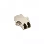 Adaptador de fibra óptica InLine metal dúplex LC/LC MM casquillo cerámico con brida 89989M