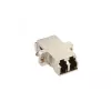 Adaptador de fibra óptica InLine metal dúplex LC/LC MM casquillo cerámico con brida 89989M