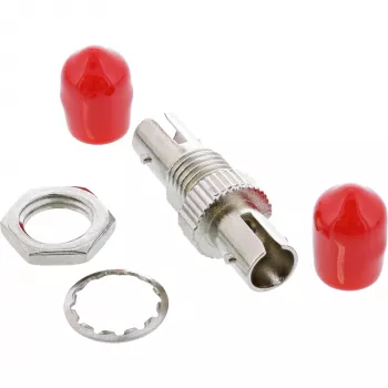 Conector de fibra óptica InLine simplex ST/ST multimodo casquillo metálico 89990B