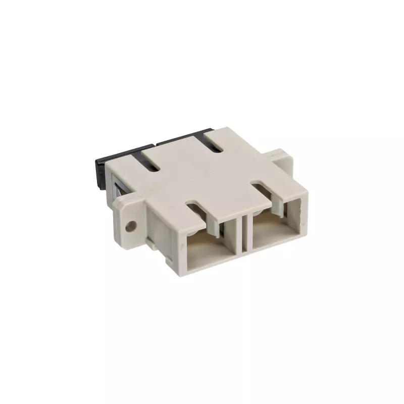 Adaptador de fibra óptica dúplex SC/SC MM casquillo cerámico con brida InLine 89992A