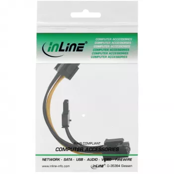 Adaptador de alimentación interno InLine 6 pin / 8 pin para tarjetas gráficas PCIe PCI-Express