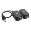 Extensor USB InLine hasta 60 m mediante cable de red RJ45 Cat.5e o superior