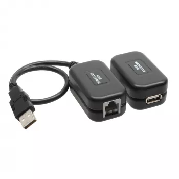 Extensor USB InLine hasta 60 m mediante cable de red RJ45 Cat.5e o superior