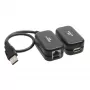 Extensor USB InLine hasta 60 m mediante cable de red RJ45 Cat.5e o superior