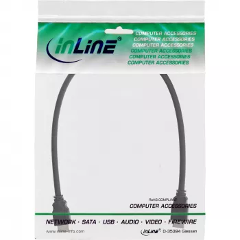Cable HDMI High Speed InLine 17601E 1 m macho/macho negro