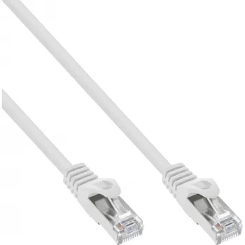 Cable de red SF/UTP Cat.5e blanco 1,5 m InLine