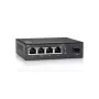 Switch Gigabit LevelOne de 5 puertos, 1 x SFP, no gestionado, Gigabit Ethernet (10/100/1000), dúplex completo, montaje en pared posible