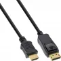Cable convertidor DisplayPort a HDMI InLine negro 7,5 m