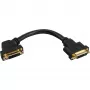 Cable adaptador DVI-I InLine 24+5 DVI hembra / hembra con brida 0,2 m