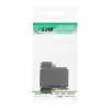 Adaptador HDMI InLine Type-A hembra / A hembra dorado con brida, 4K2K