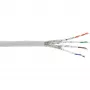 Cable de red S/FTP PiMF Cat.6A libre de halógenos 500 MHz blanco 100 m InLine