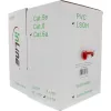 Cable de red S/FTP PiMF Cat.6A libre de halógenos 500MHz rojo 100m InLine