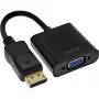Cable adaptador DisplayPort InLine Basic, conector macho DP / conector hembra VGA negro 0,15 m