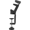 Soporte para regleta de enchufes InLine 23193B soporte giratorio con abrazadera de tornillo negro