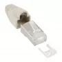 Conector de crimpado InLine RJ45 8P8C apantallado con guía de inserción y protección antiacodamiento 100 unidades
