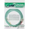 Cable de fibra óptica dúplex LC/SC InLine 88641O 50/125µm OM3 1m