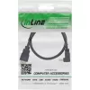 Cable HDMI High Speed con Ethernet en ángulo InLine 5m