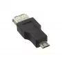 Adaptador Micro-USB InLine conector macho Micro-B conector hembra USB A 31604