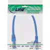Cable de red S/FTP PiMF Cat.6A libre de halógenos 500 MHz azul 0,25 m InLine