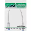 InLine Cable de red S/FTP PiMF Cat.6A libre de halógenos 500MHz blanco 0,3m