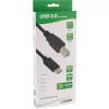 Cable USB 2.0 InLine, conector macho USB-C / conector macho USB-B, negro, 3 m
