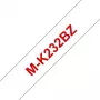 Cinta de rotulación Brother M-K232B