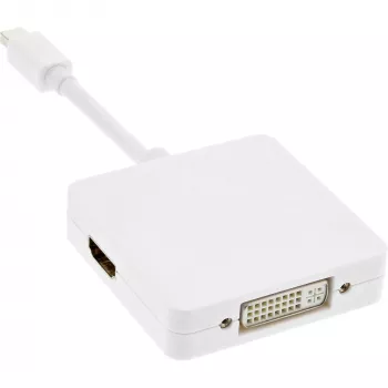 Cable adaptador InLine Mini DisplayPort a HDMI DVI DisplayPort 17195I