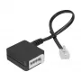 Cable adaptador TAE RJ11 6P4C conector macho a conector hembra TAE-N InLine 69946
