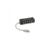 Splitter ISDN InLine 5x conector hembra RJ45, cable de 15 cm con resistencias de terminación