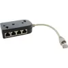 Splitter ISDN InLine 1 -> 8, 0,15 m, con resistencias