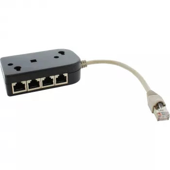 Splitter ISDN InLine 1 -> 8, 0,15 m, con resistencias