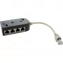 Splitter ISDN InLine 1 -> 8, 0,15 m, con resistencias