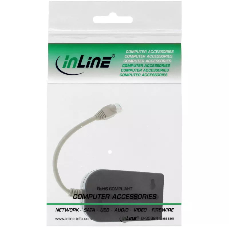 Splitter ISDN InLine 1 -> 8, 0,15 m, con resistencias