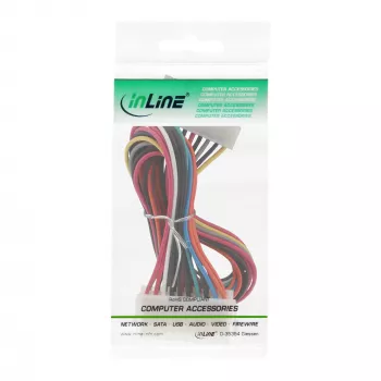 Cable de extensión de corriente InLine para cable de alimentación ATX de 20 pines, 0,30 m