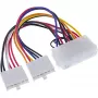 InLine Cable adaptador de corriente ATX / conector clásico P8/P9-A para placa base AT 0,20 m